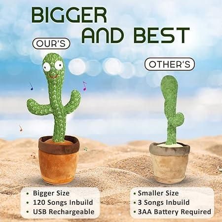 LED Musical Dancing & Mimicry Cactus Toy - Noxkart