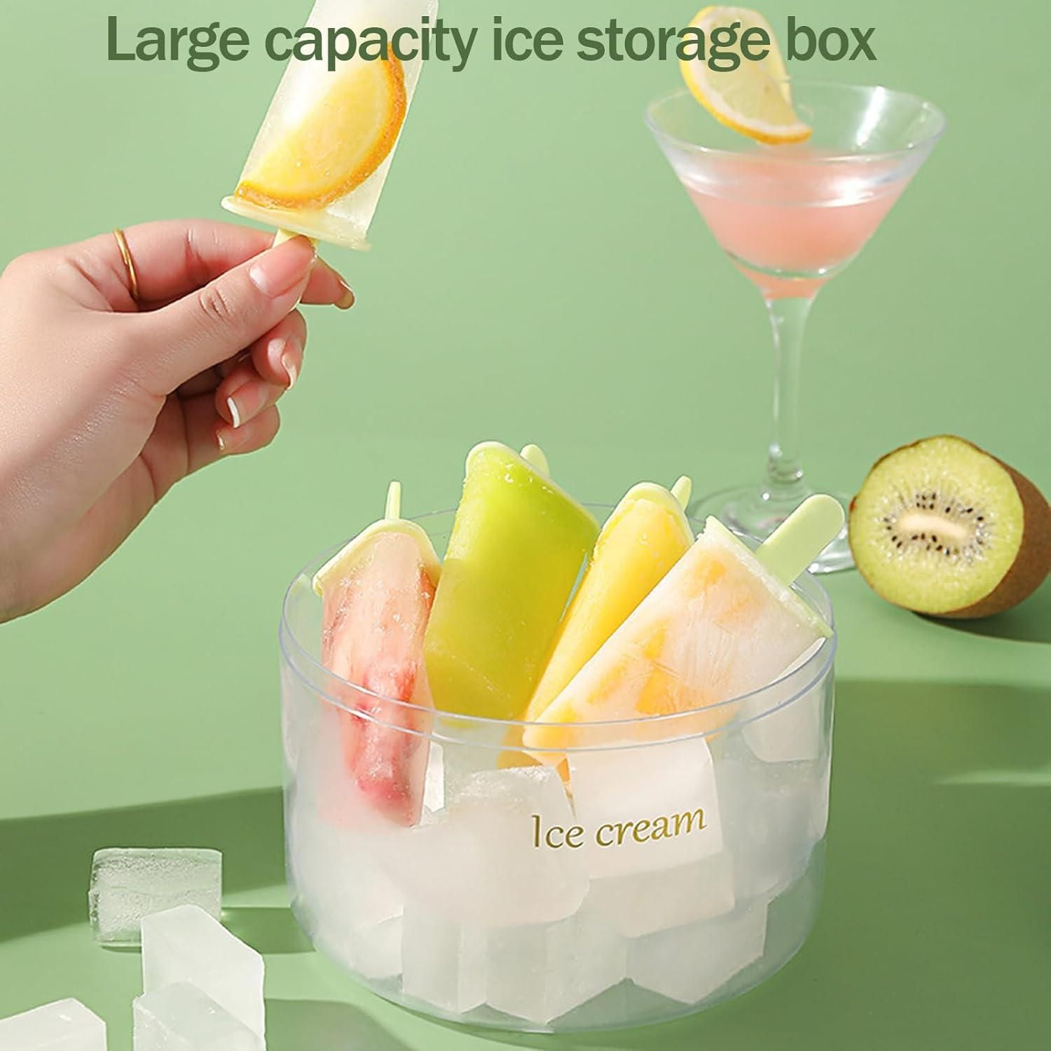 Reusable DIY 8 Pieces Ice Pop Mould - Noxkart