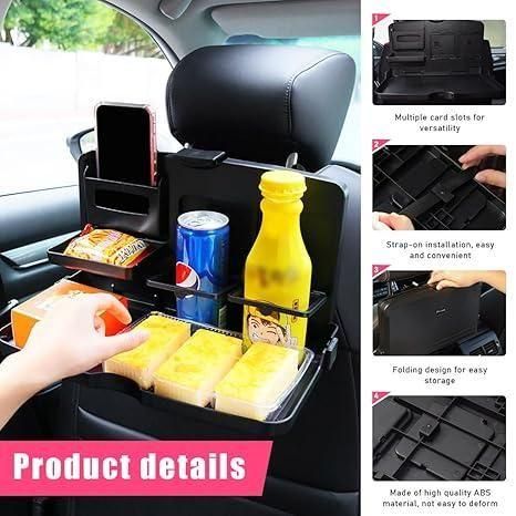 Car Travel Foldable Dining Food Tray Pack of 2 - Noxkart