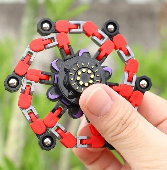 Transformation Robot Fidget Spinner Anti Stress Deformation Gyro Fidget Toys for Adults ( pack of 1 ) - Noxkart