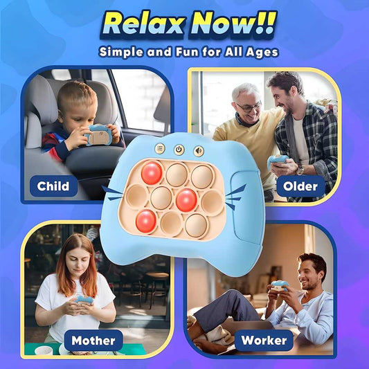 Bubble Pop Fidget Toy, Electronic Quick Push Game Console - Noxkart