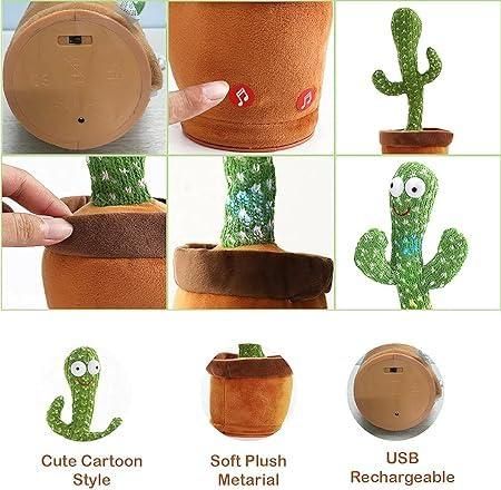 LED Musical Dancing & Mimicry Cactus Toy - Noxkart