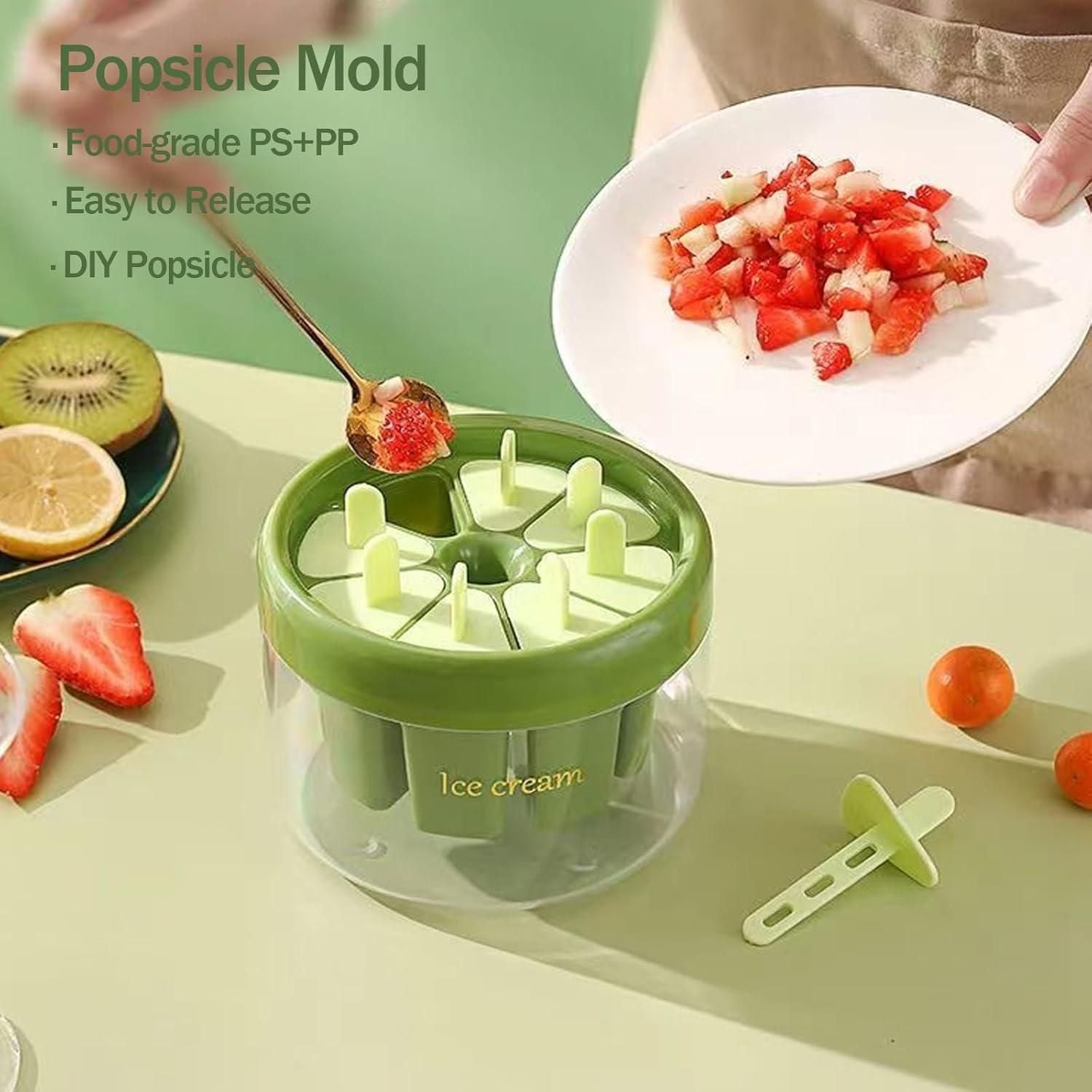 Reusable DIY 8 Pieces Ice Pop Mould - Noxkart